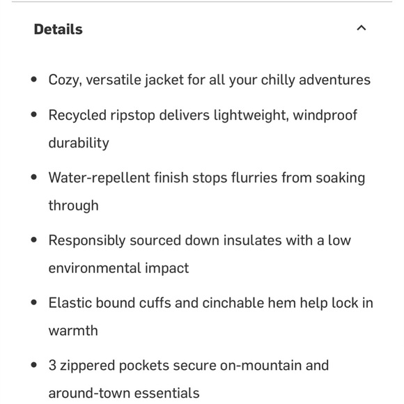 Patagonia Hi-Loft Down Filled Puffer Jacket Blue , size M - Picture 11 of 11